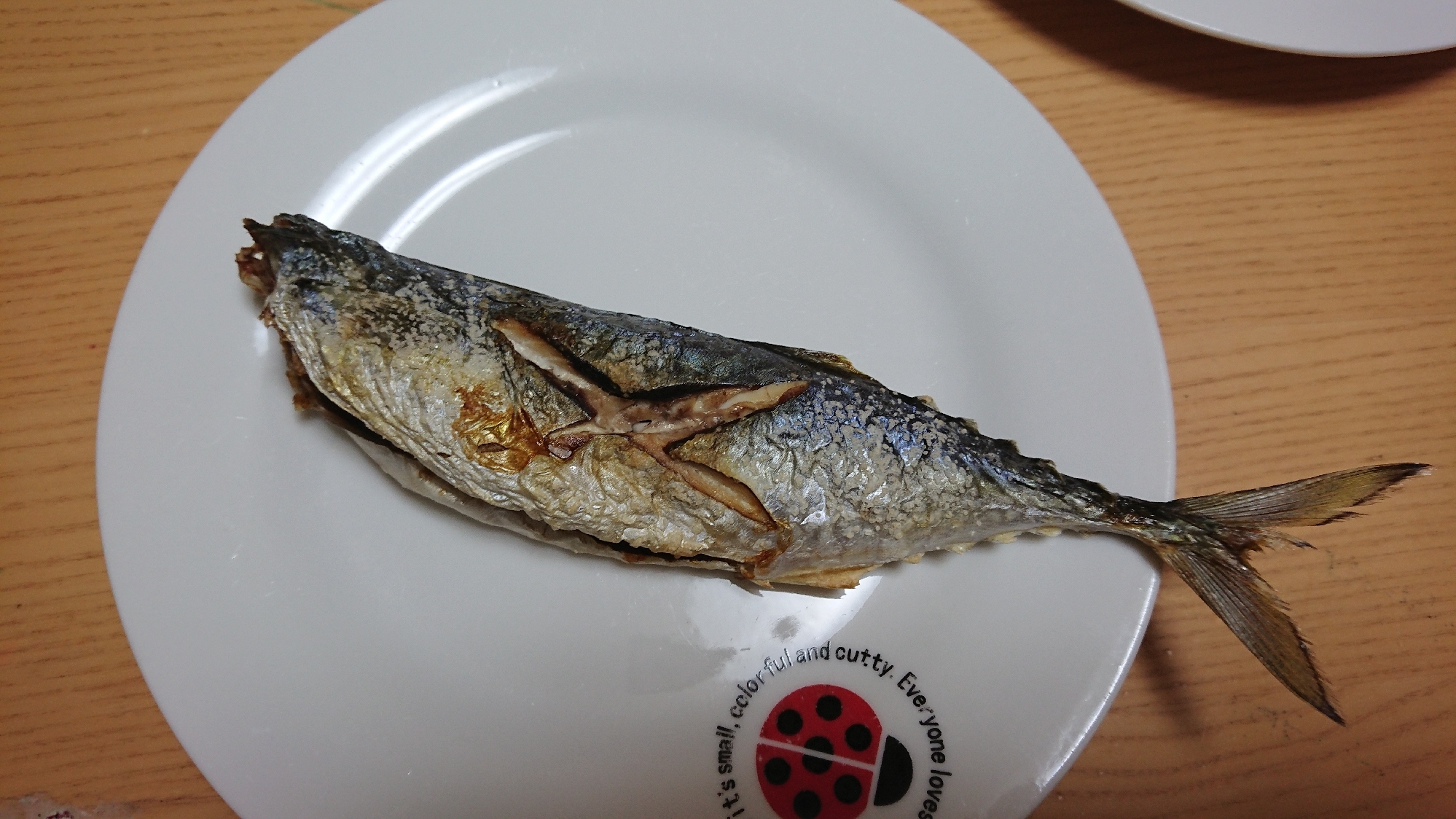 釣ったばかりの新鮮!サバの塩焼き