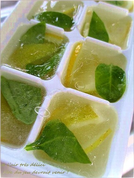 ハーブ入りアイスキューブ お洒落なドリンクに変身 レシピ 作り方 By はなまる子 楽天レシピ ハーブ入りアイスキューブ お洒落なドリンクに変身 レシピ 作り方 By はなまる子 楽天レシピ