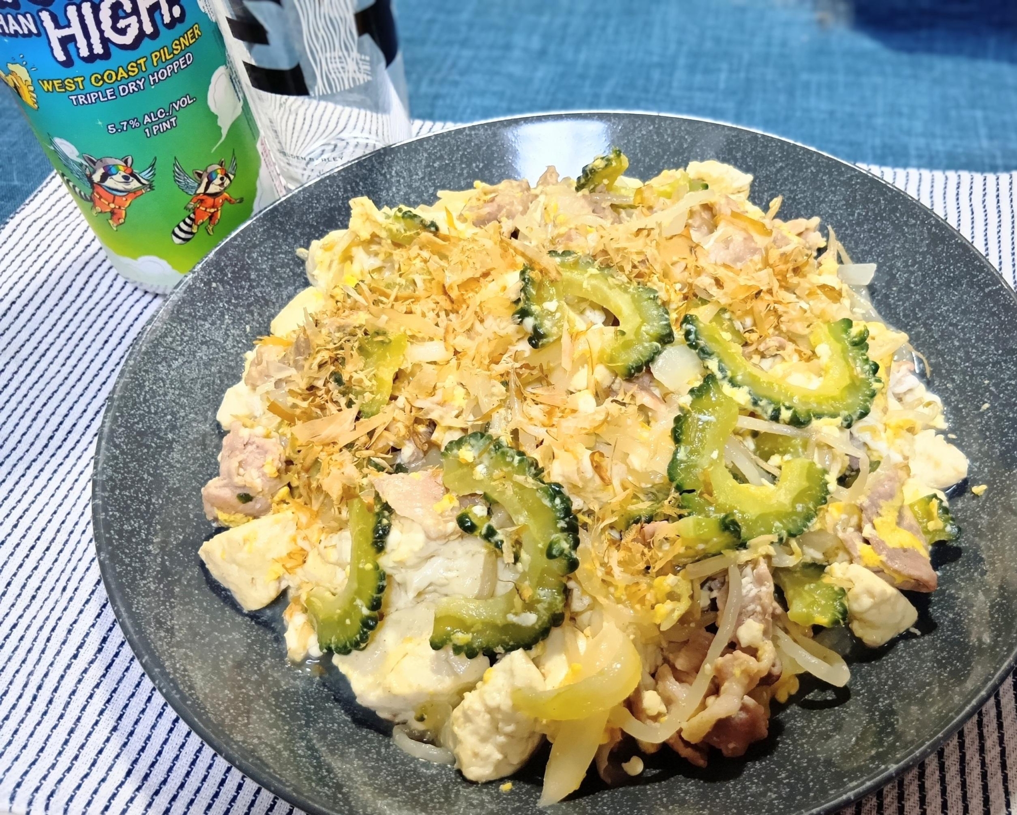 もやしでボリュームUP！ゴーヤチャンプル