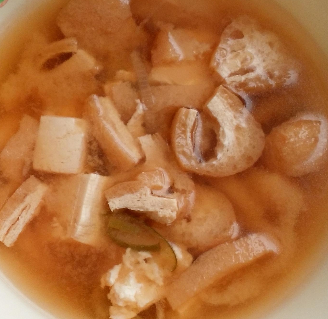 豆腐と小揚のお味噌汁