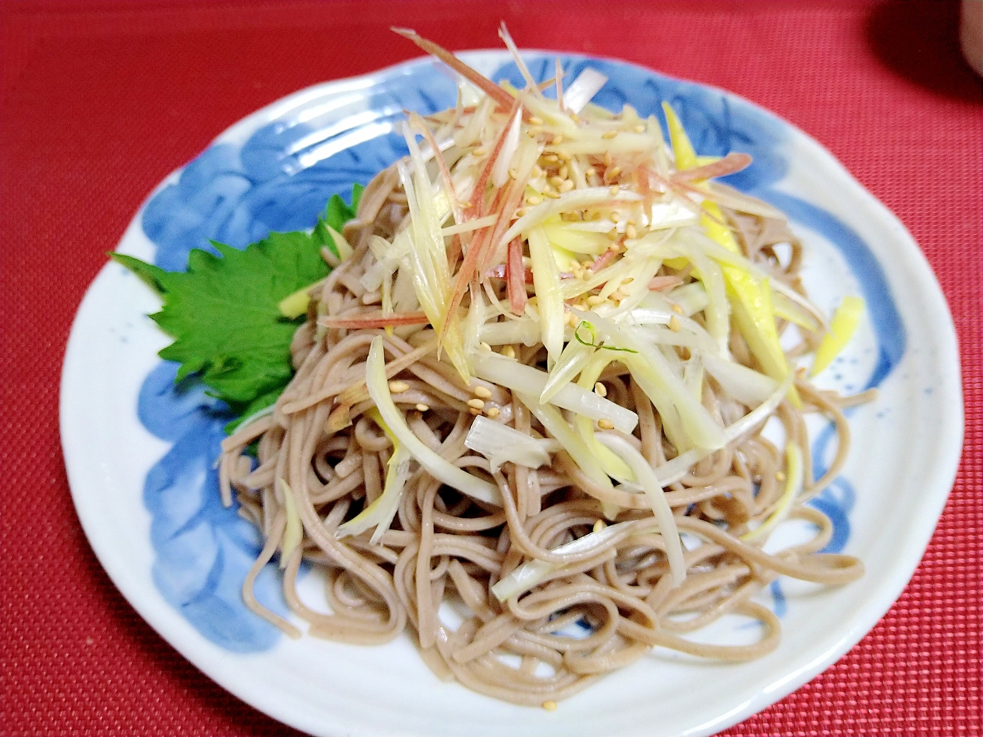 みょうが蕎麦