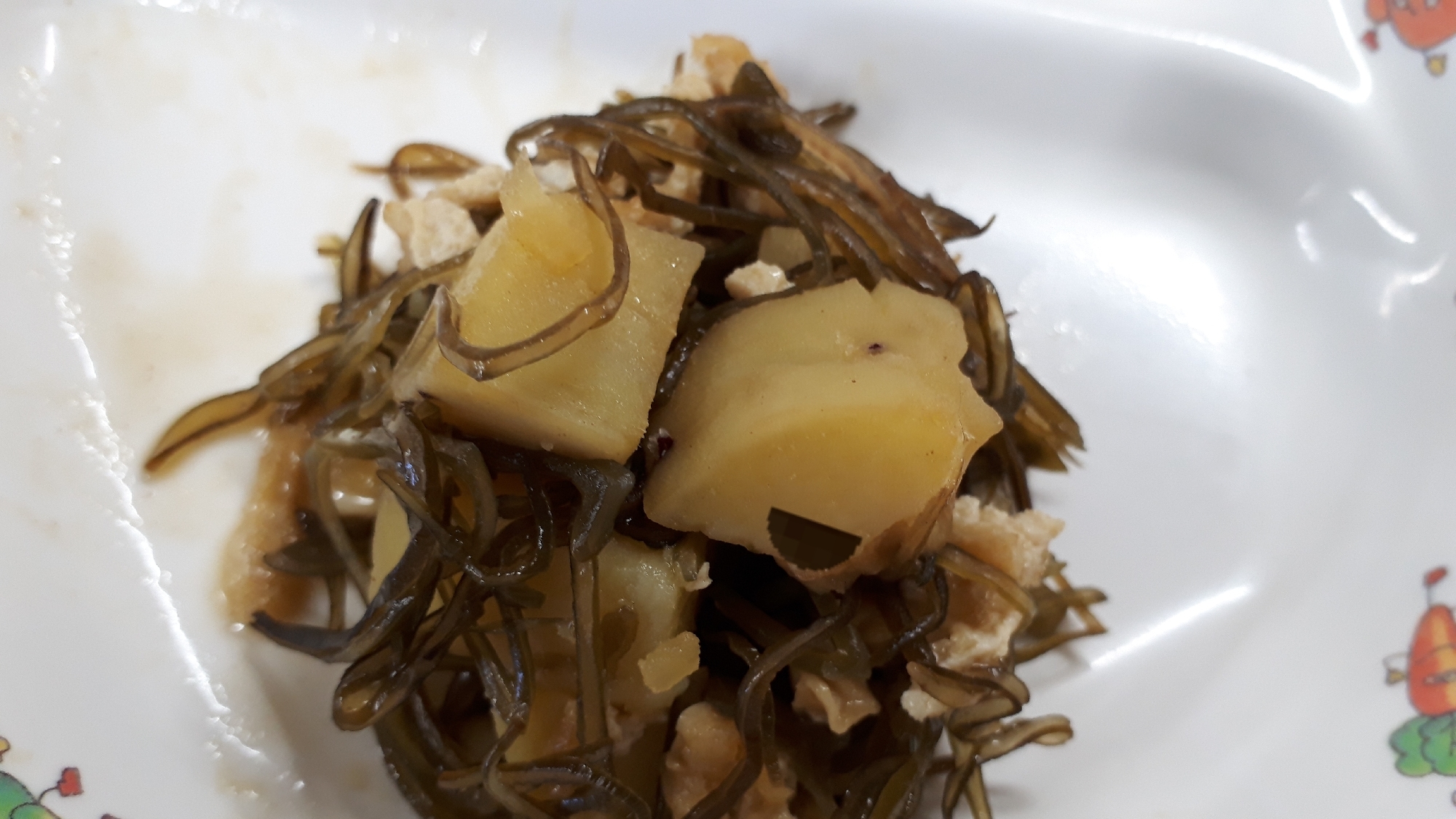 茨城県産さつま芋と昆布の煮物