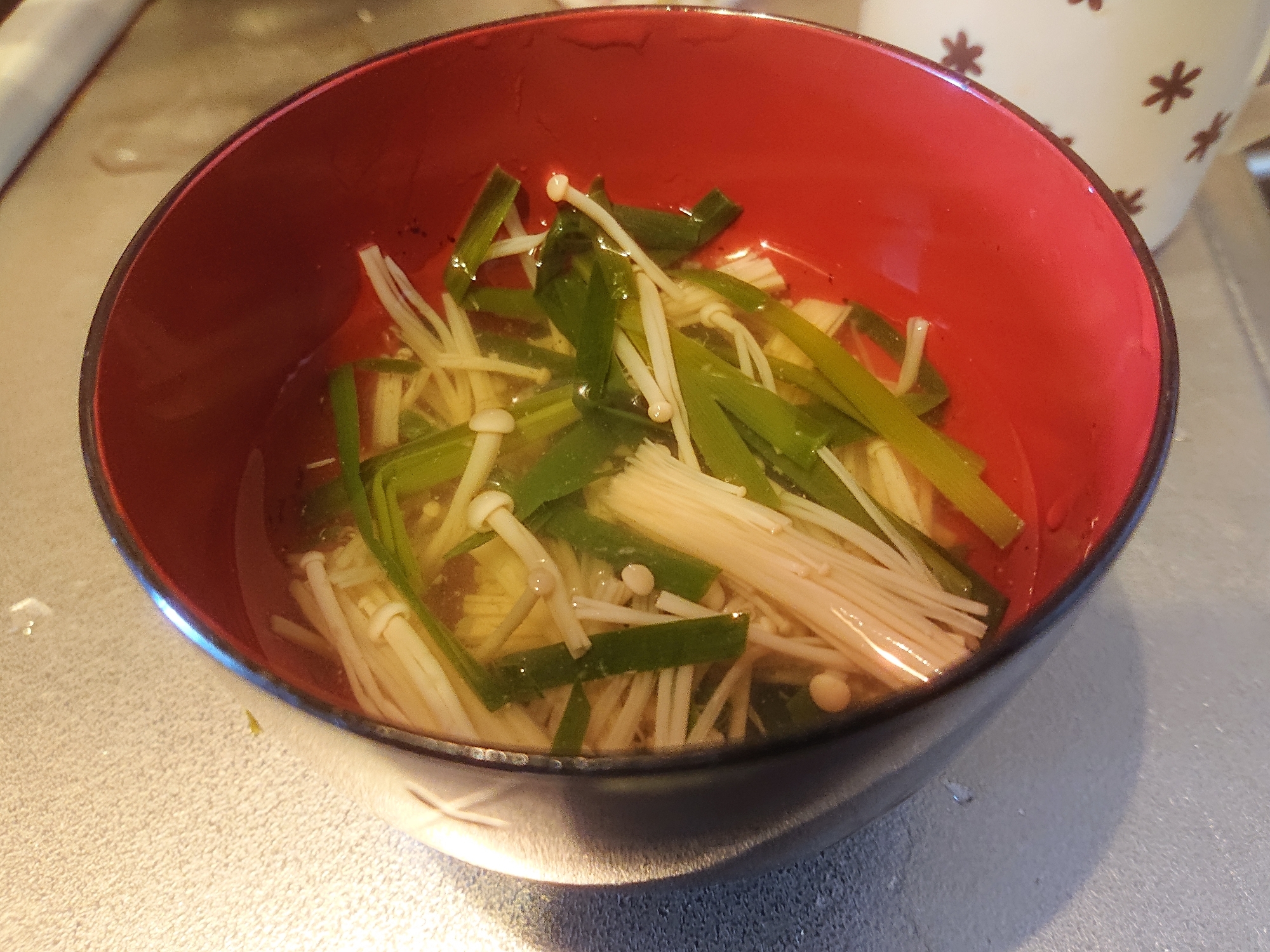 シンプルに野菜スープ