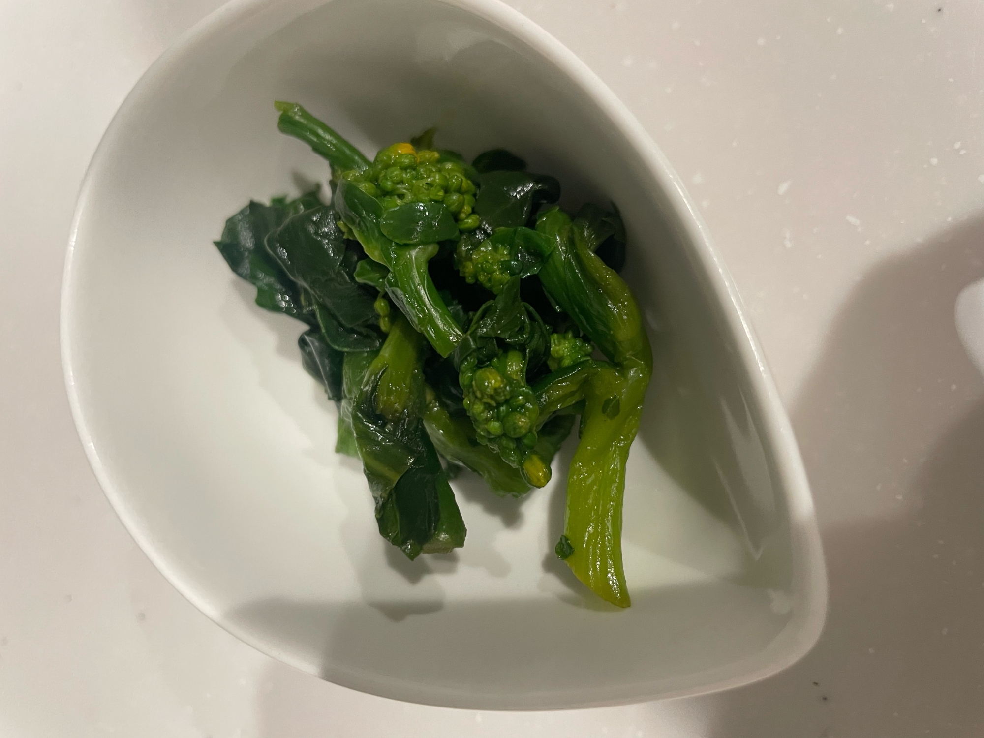 菜の花の辛子和え