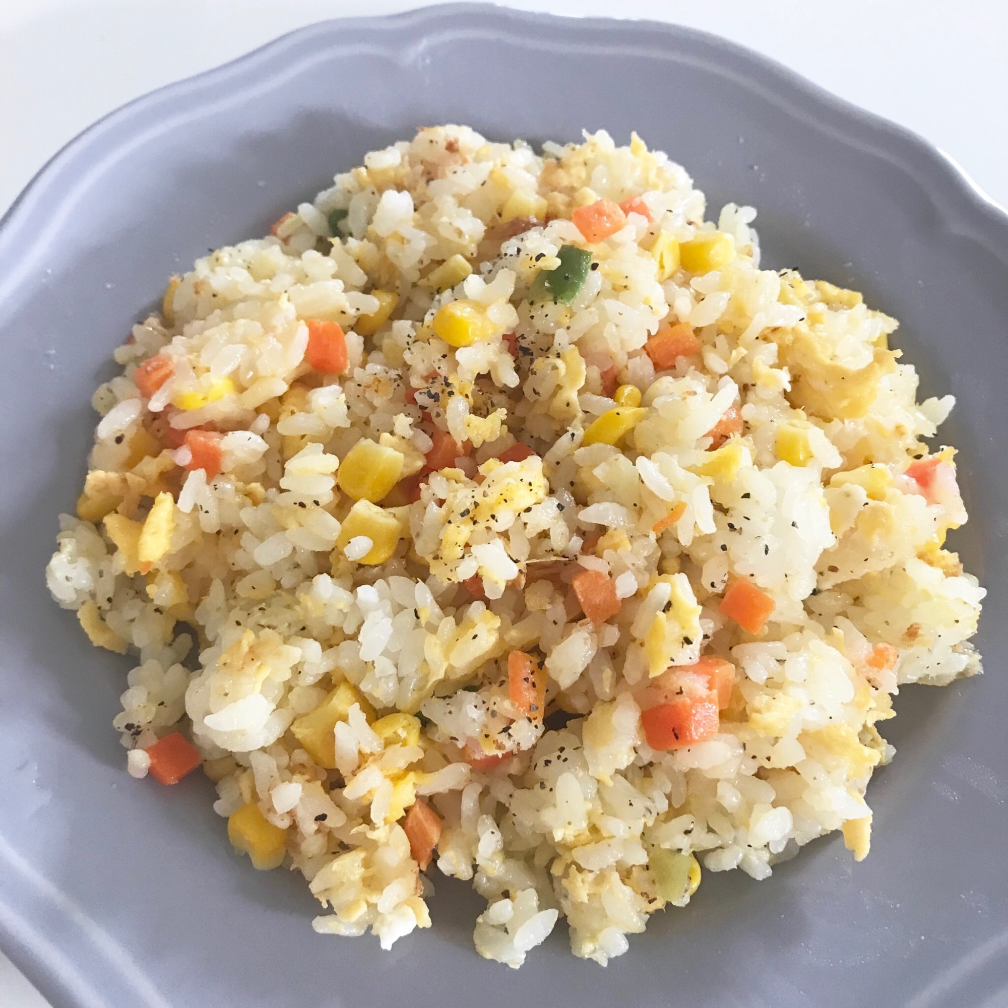 ミックスベジタブルとチーズチャーハン レシピ・作り方 by みさちゃん