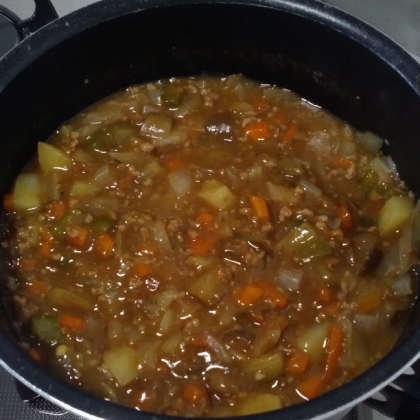 なすた～っぷり♡ひき肉となすのカレー