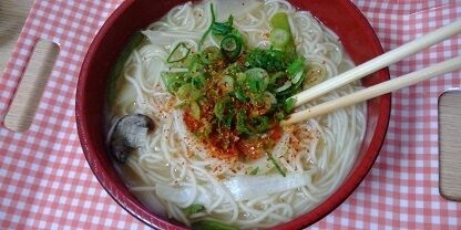 味噌汁の残りで！やさしぃにゅうめん