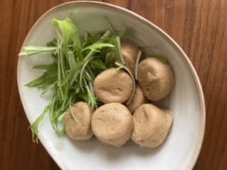 がんもと水菜のさっぱり煮込み