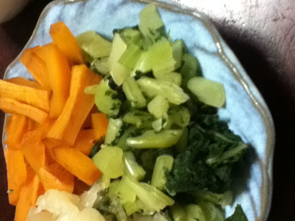 大根の葉の甘酢漬け