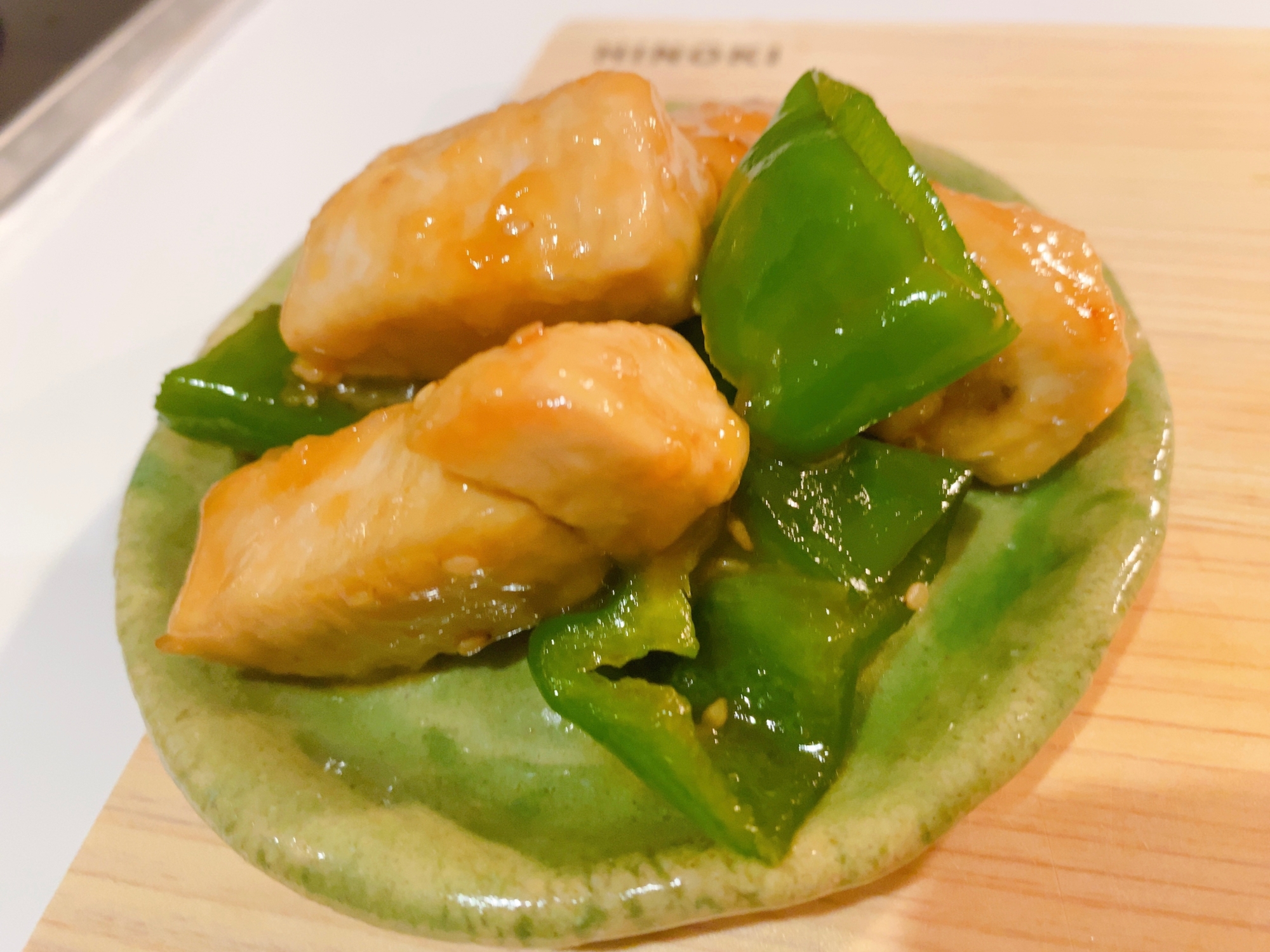 ズボら!照り焼き鶏肉ピーマン♪