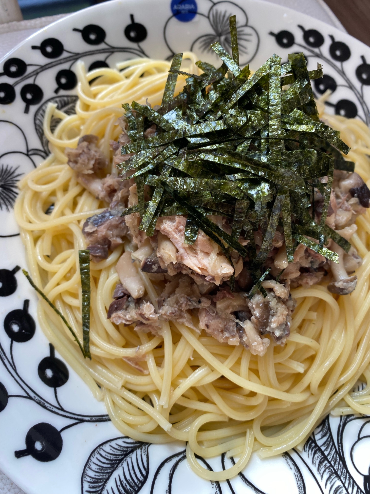 サバ缶orツナ缶で♡きのこたっぷりおろしパスタ
