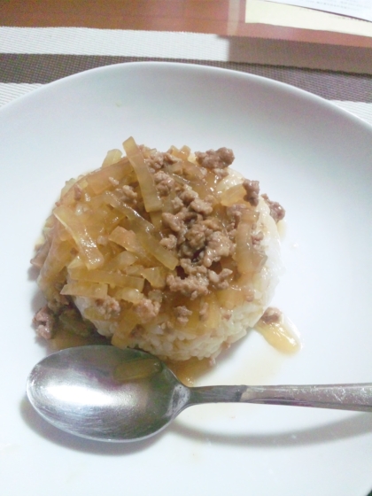 圧力鍋で簡単☆大根とひき肉のあんかけ煮