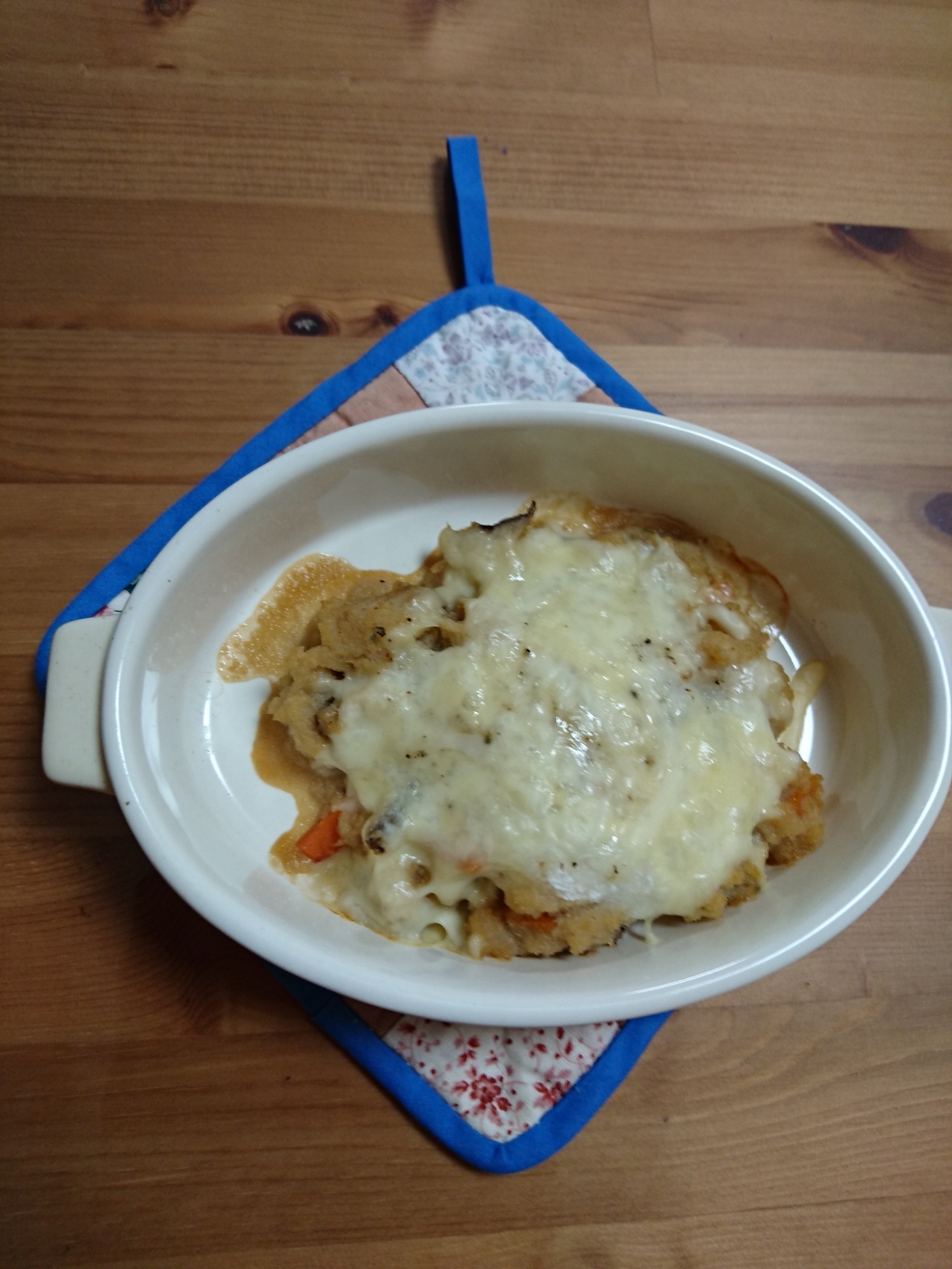 卯の花リメイク！長芋とおからのグラタン風