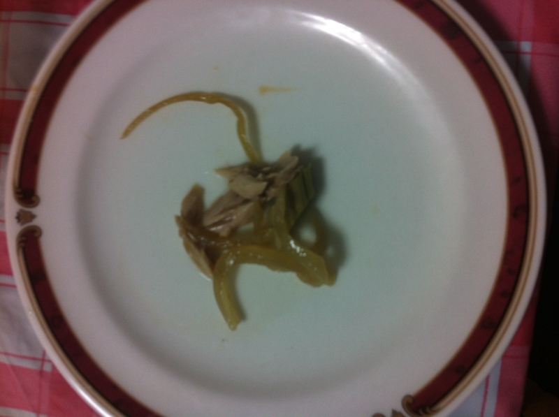 簡単♬ツナ&たまねぎのにんにく炒め