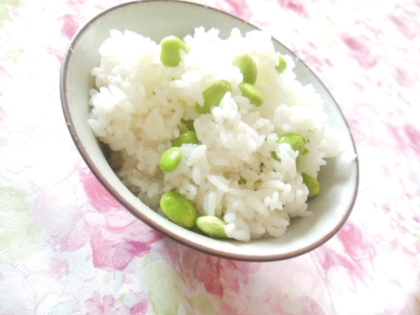 ほっこり美味しい♪アラスカ豆ご飯