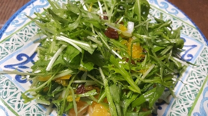 水菜フルーツサラダ