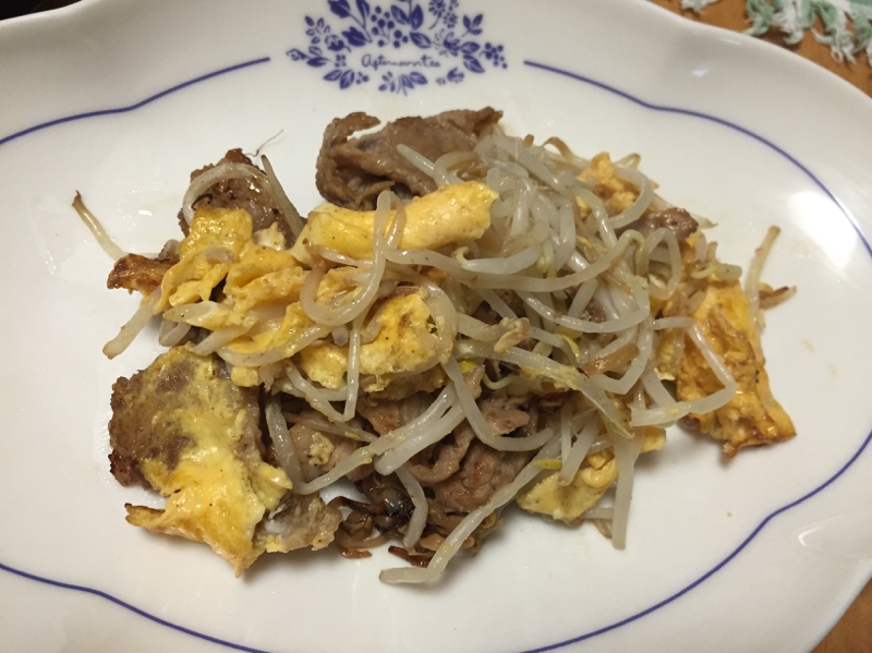 豚コマともやしのポン酢卵炒め レシピ 作り方 By ボンド子 楽天レシピ