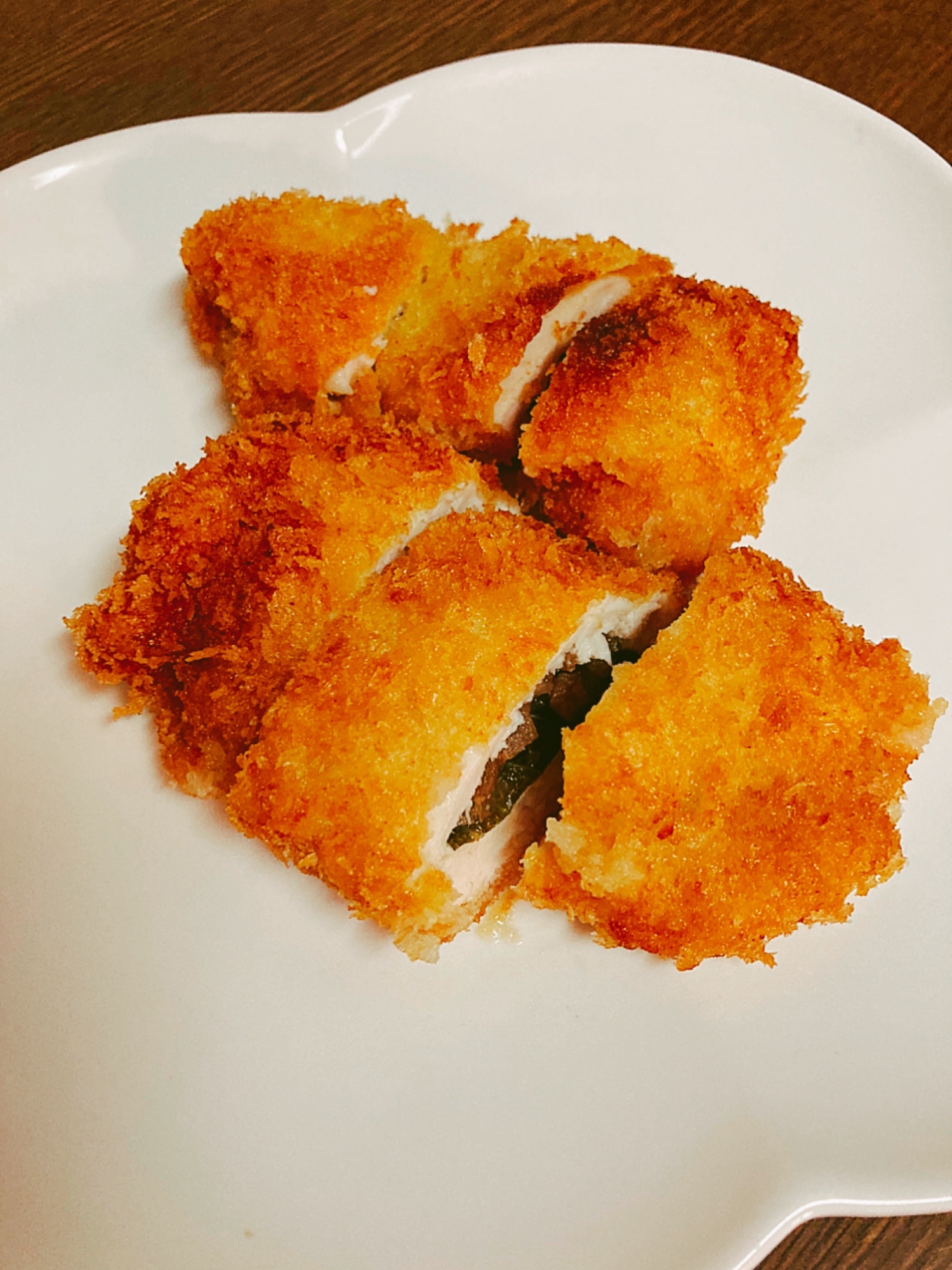 鶏むね梅しそはさみ揚げ