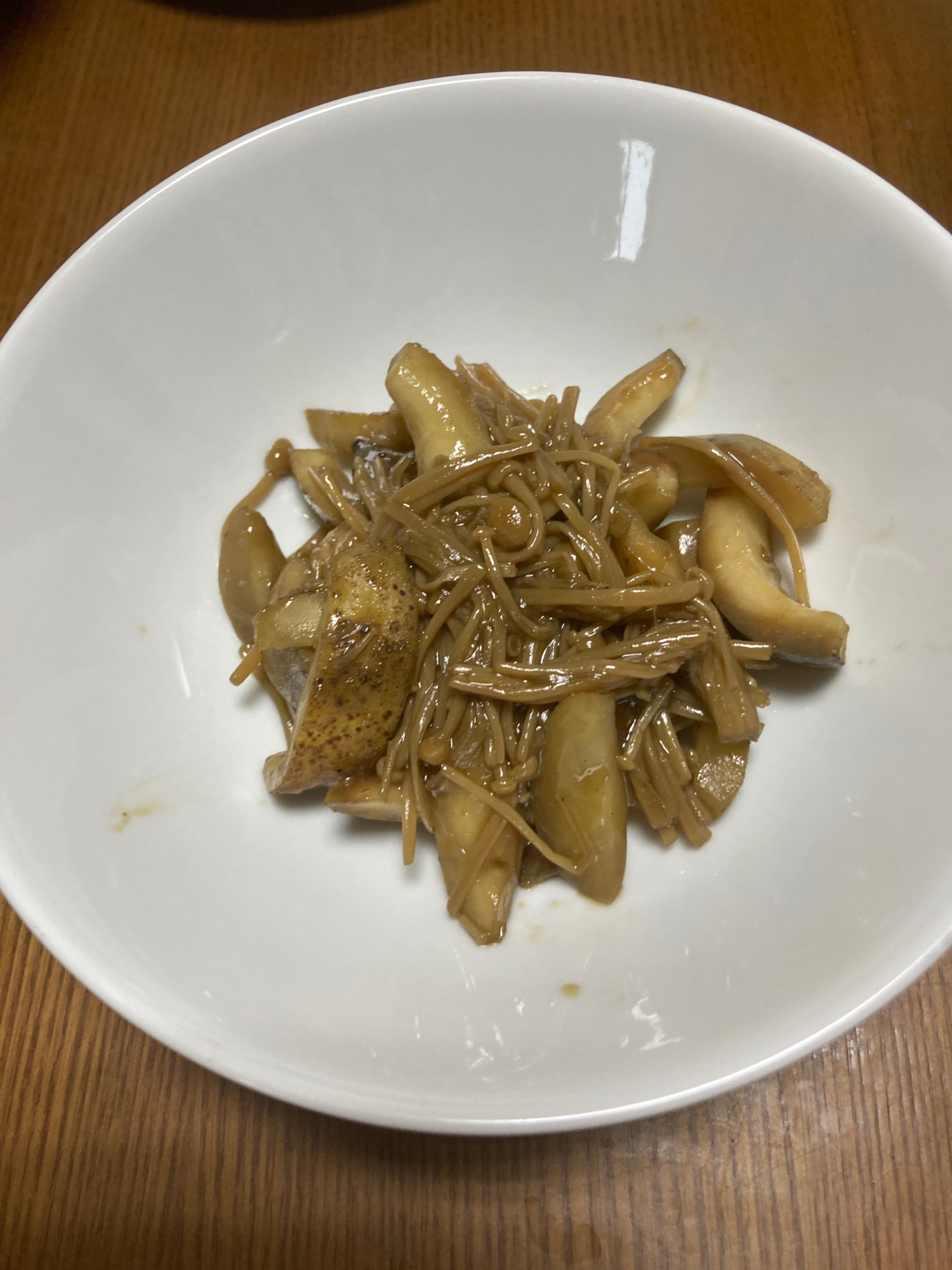 あけびのなめ茸炒め