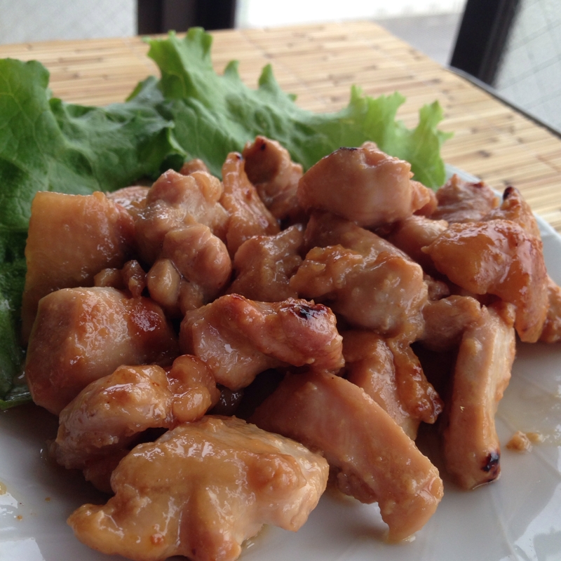 鶏もも肉のヨーグルト醤油漬け焼き♪