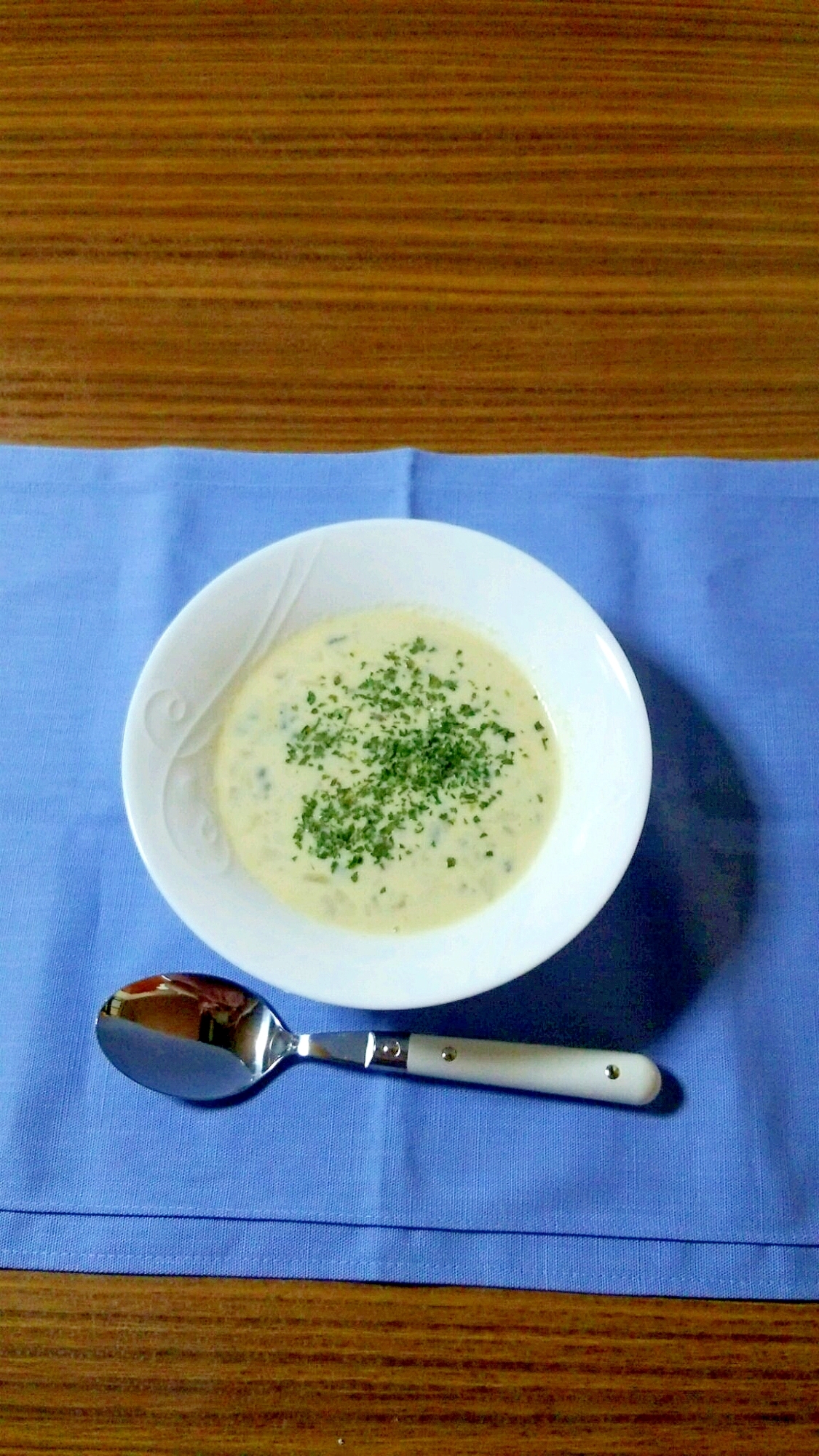 ヨウサマの『タニタ式』キノコ類と豆乳のスープ
