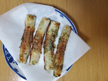 ビールのお供！お好み焼き粉でちくわの磯辺揚げ