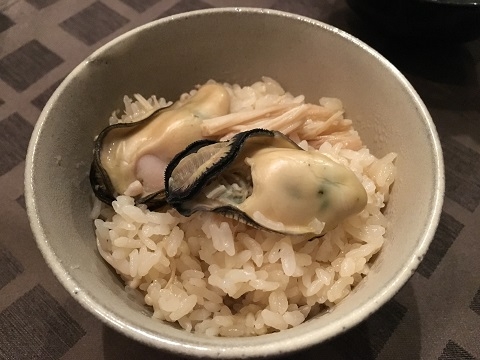 牡蠣の炊き込みご飯