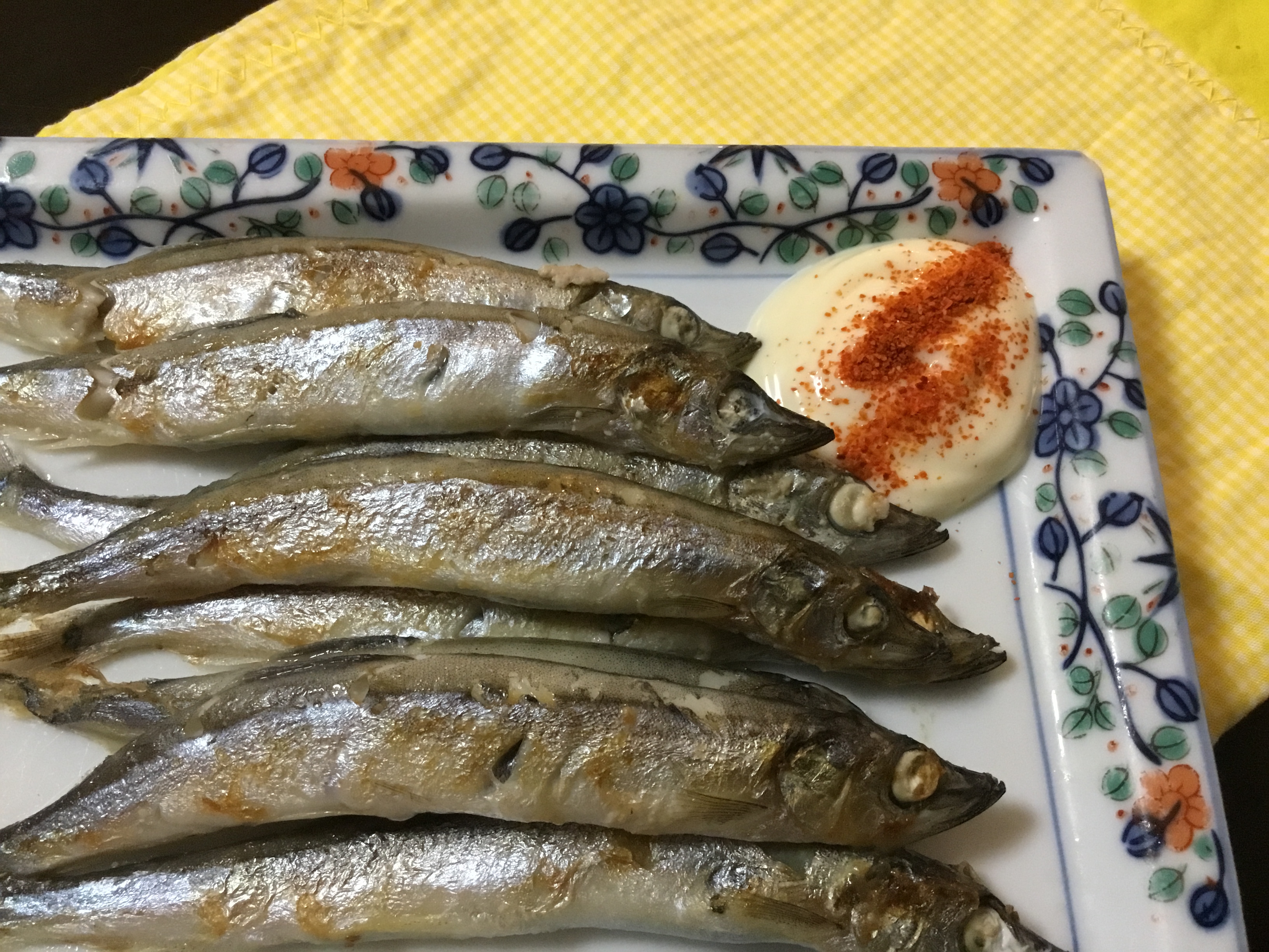 フライパンで焼く ししゃものマヨネーズ添え レシピ 作り方 By まゆぱとら 楽天レシピ