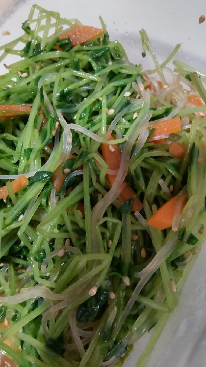 電子レンジで作る春雨サラダ
