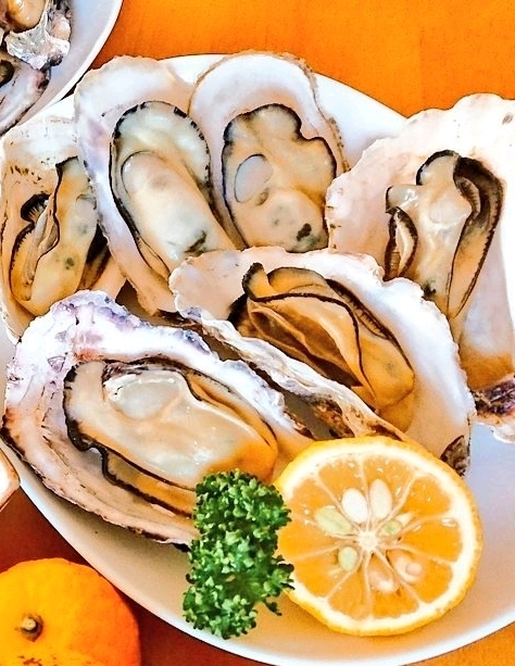 レンジで♪殻つき蒸し牡蠣