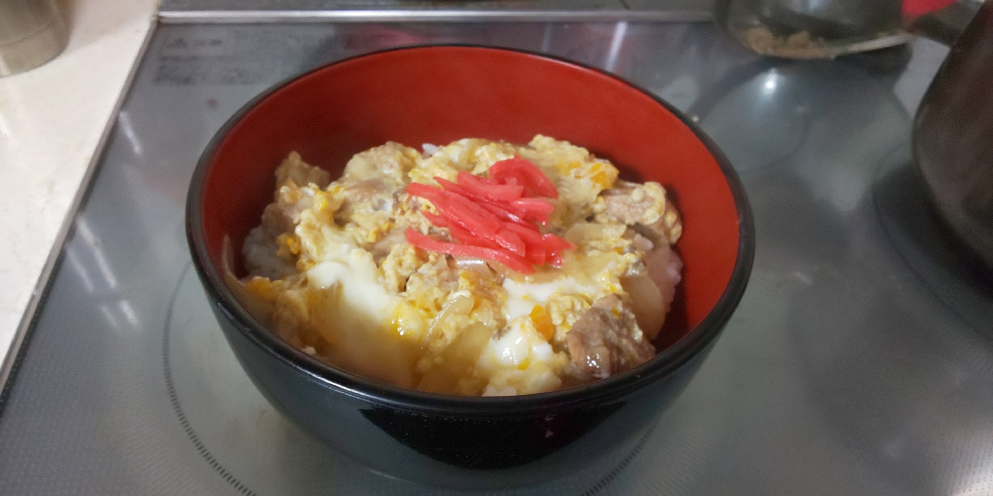 めんつゆで簡単！！親子丼！