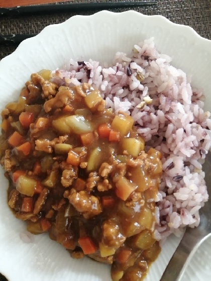 子どもも大好き！野菜たっぷりキーマカレー