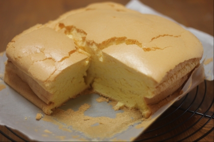 ＜材料5つ＞ぷるぷるしゅわしゅわ台湾カステラ