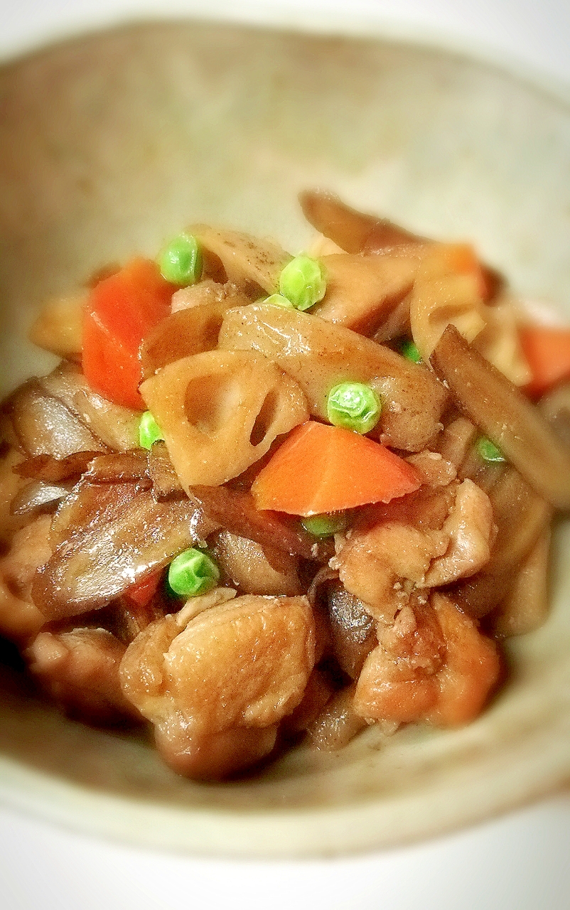 鶏もも肉と根菜のごった煮