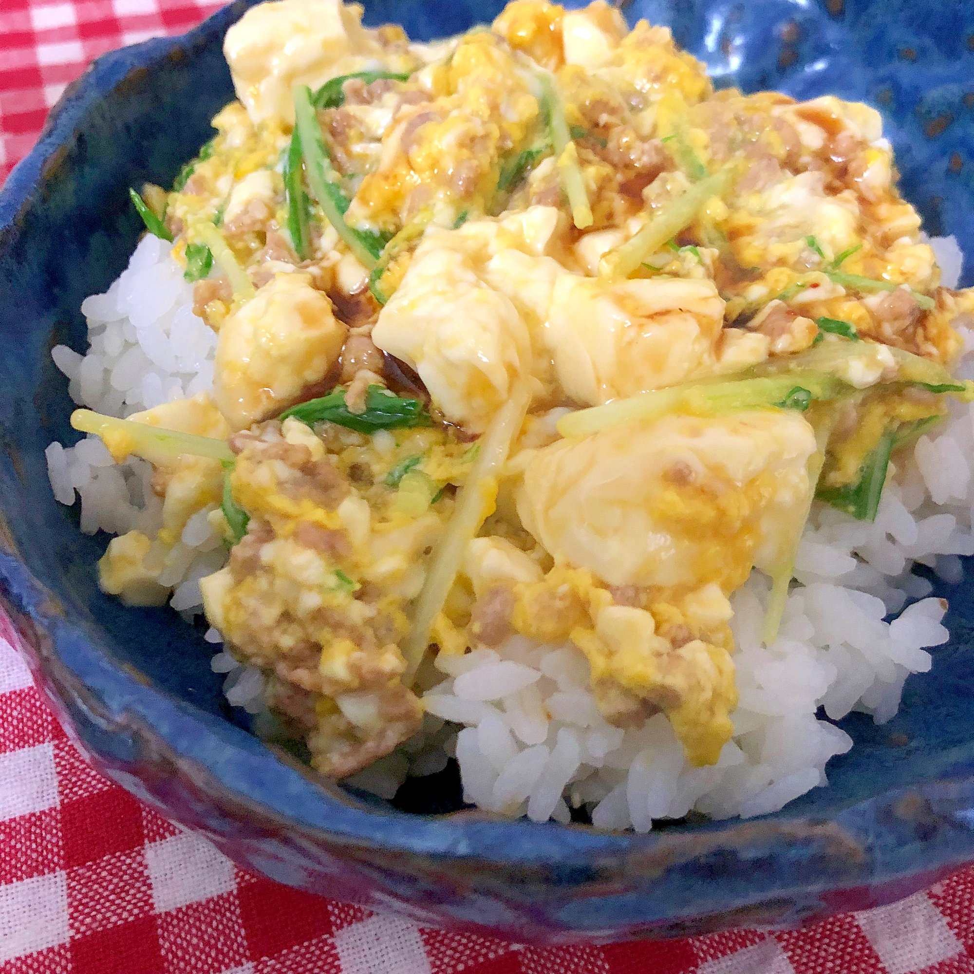 水菜と豆腐の卵とじ☆