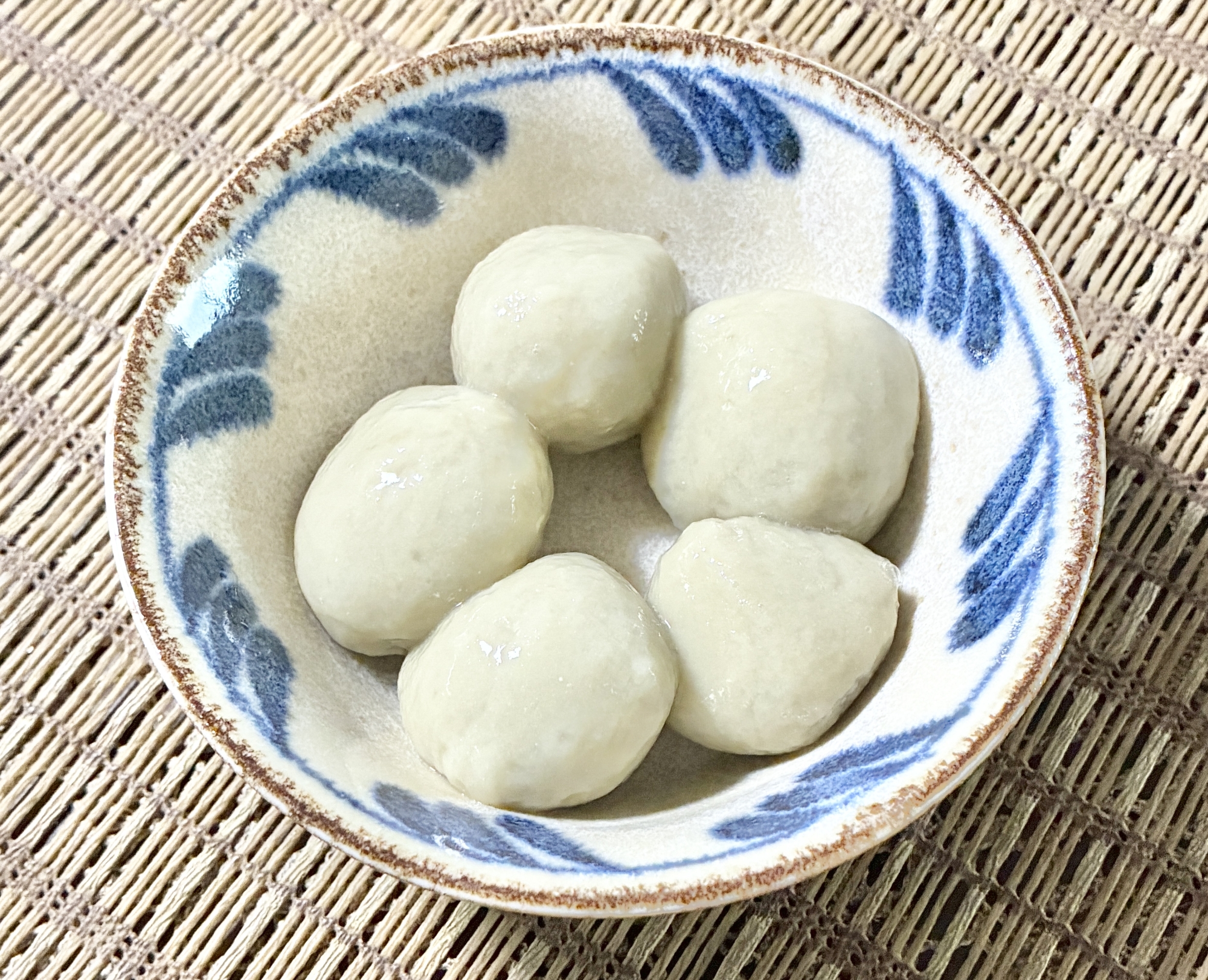簡単☆よもぎ白玉団子