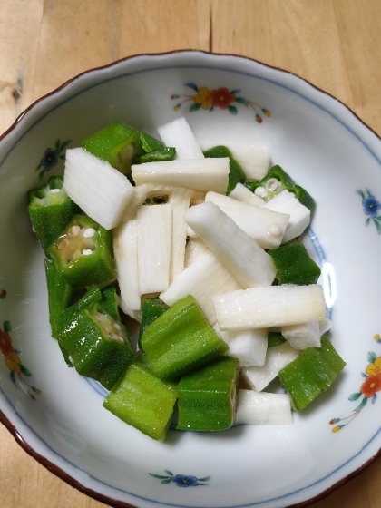 シャキシャキネバネバで美味しかったです♪