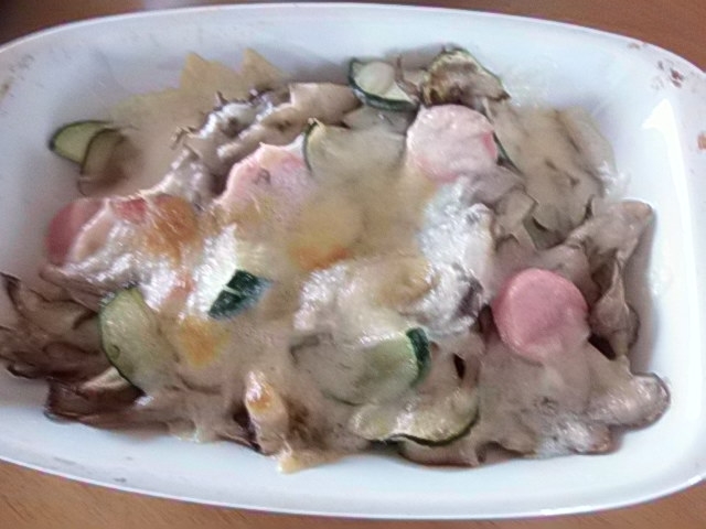 ズッキーニと舞茸 チーズアヒージョ Colordining カラーダイニング 今日の献立投稿サイト