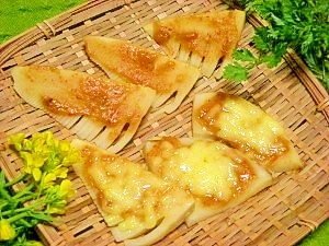 筍の味噌チーズ焼き