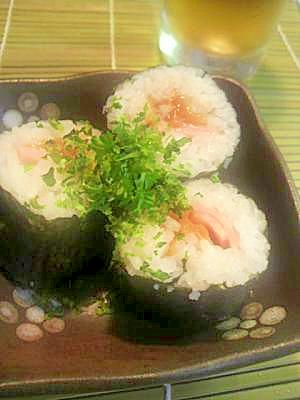 創作海苔巻き梅ハム レシピ 作り方 By ショコ8615 楽天レシピ 創作海苔巻き梅ハム レシピ 作り方 By ショコ8615 楽天レシピ