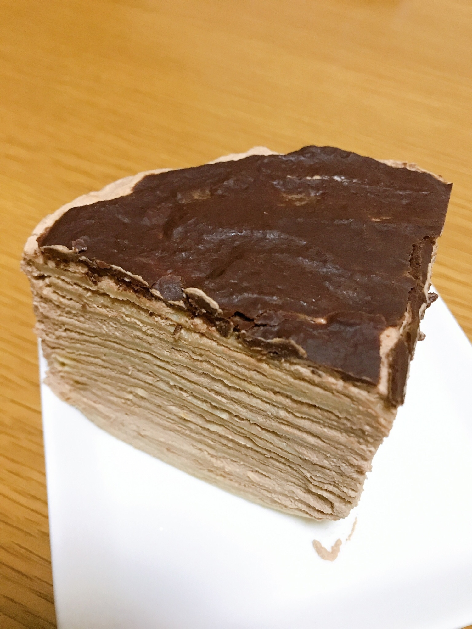 チョコ好きのための♪チョコミルクレープ