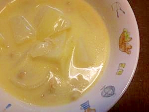 かぶのミルクカレースープ