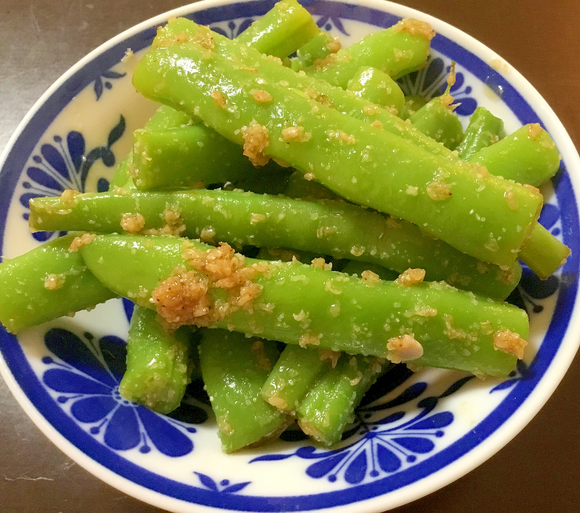 インゲン豆のゴマ和え