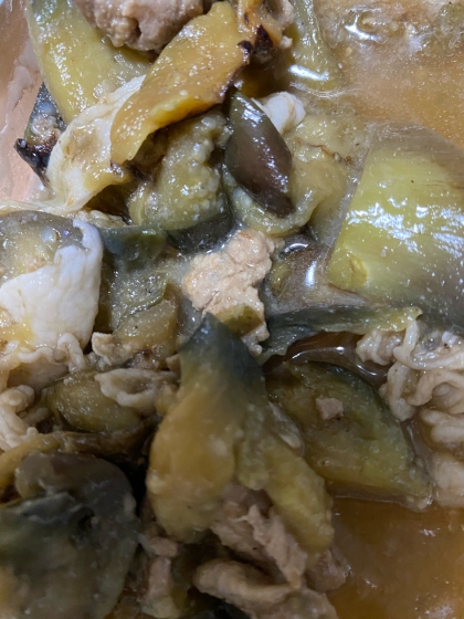 【簡単】茄子と豚肉の炒め物