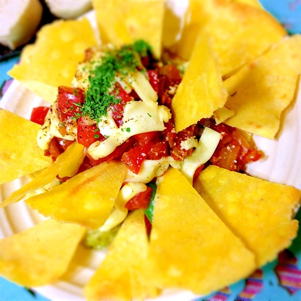 ごろごろ夏野菜の爽やかナチョス レシピ 作り方 By 嵯峨 恭也 楽天レシピ ごろごろ夏野菜の爽やかナチョス レシピ 作り方 By 嵯峨 恭也 楽天レシピ