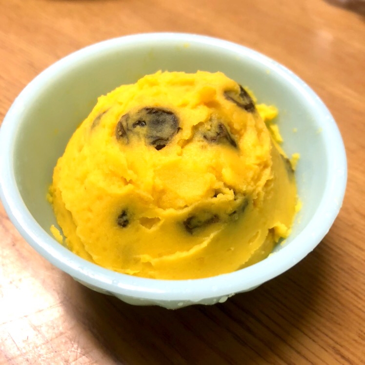 腸活レシピ(2)レーズンヨーグルトかぼちゃサラダ