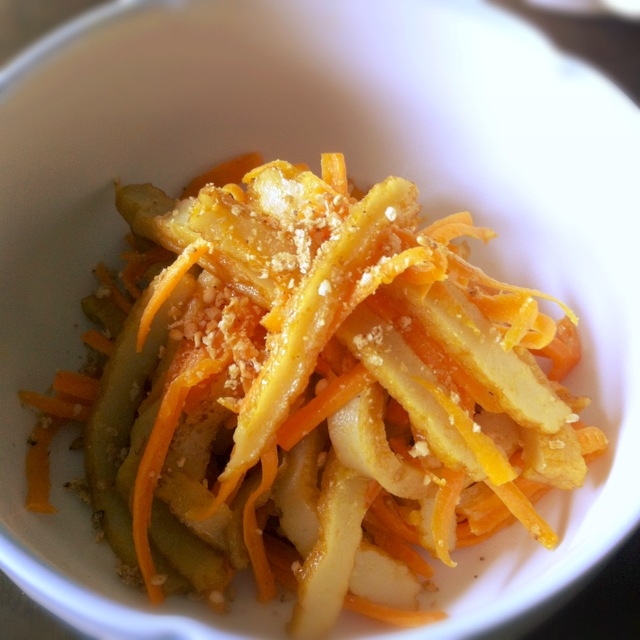 もう一品!角てんのしりしりマヨわさび