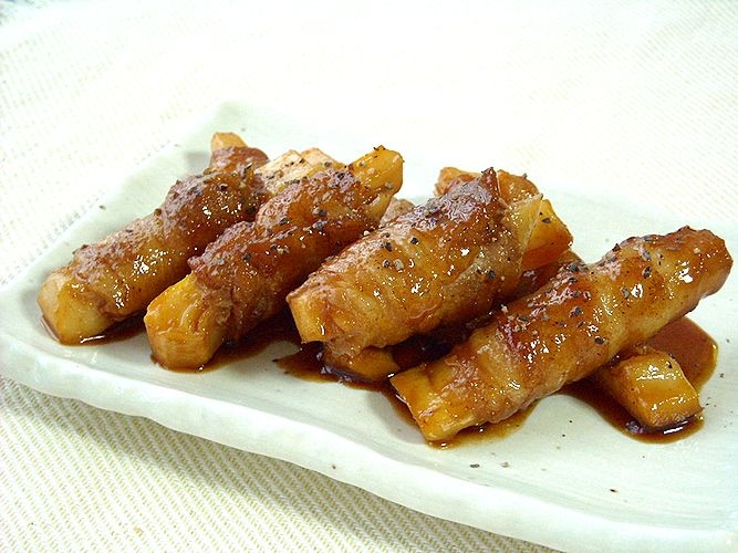 たけのこ肉巻きオイスター照り焼き レシピ 作り方 By まさきちデリカ 楽天レシピ