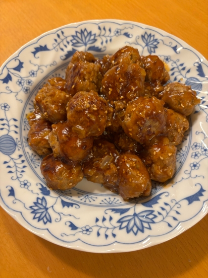 お弁当の定番☆肉団子の甘酢あん