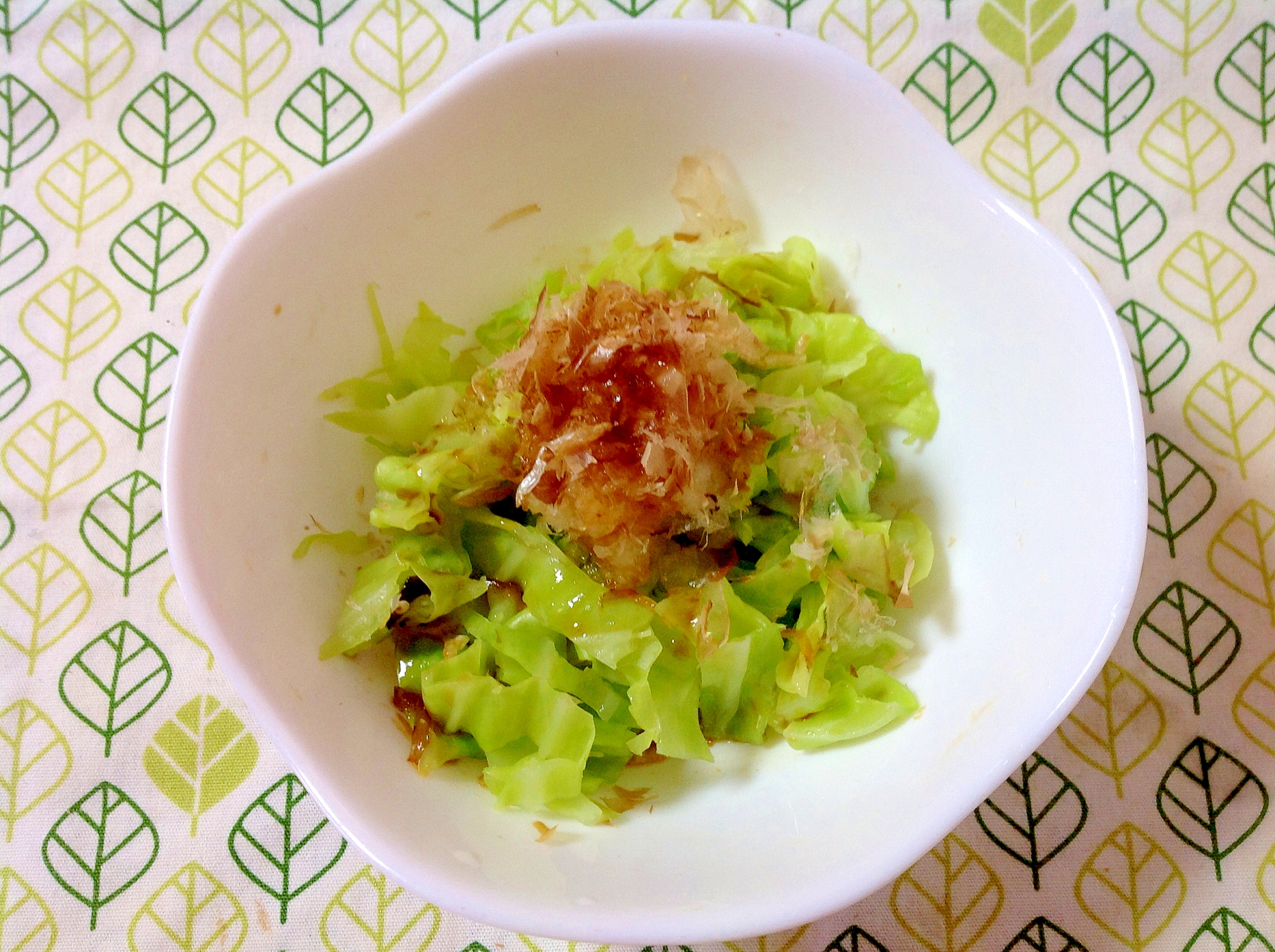 キャベツと小エビのおろしポン酢サラダ(o^^o)